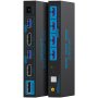 Нов превключвател USB 3.0 KVM за 2 компютъра 1 монитор и 4 USB 3.0 