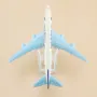 Бойнг 747 самолет модел макет Saudi Arabian метален лайнер Boeing международни полети, снимка 5