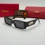 Слънчеви очила Cartier Panther Edition правоъгълни нови, черно и бяло, снимка 2