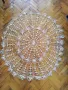 Кокривки за маси,  плетени ръчно и кадифена, 135х135см., снимка 8