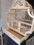 Ръчно изработена дървена клетка за птици , снимка 3