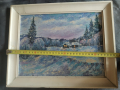 картина-зимен пейзаж, снимка 5