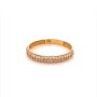 Златен дамски пръстен 1,43гр. размер:56 14кр. проба:585 модел:17785-6, снимка 1 - Пръстени - 41485859