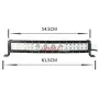 LED бар 112W 55 см, снимка 3