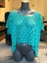 Зелена мрежеста блуза, снимка 1