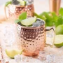 Нови медни чаши с дръжки, 100% чист мед, Moscow Mule, 2 броя чаши в цената, снимка 7