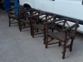 Комплект столове с маса Ръчна изработка , снимка 7