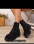 Черни дамски ботуши, снимка 5
