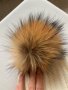 Шапка с помпон от естествен косъм, снимка 4