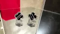 Van Cleef & Arpels VCA Silver Veined Black Onyx Vintage Alhambra Clips Дамски Обеци, снимка 1