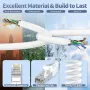 Дълъг Ethernet кабел 20m, Cat 6, 1000Mbps 250MHz 23AWG, снимка 3