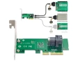 PCI-E 3.0 4.0 към SFF-8643 адаптер за карта и U.2 U2 SFF-8639 NVME PCIe SSD кабел за дънна платка , снимка 5