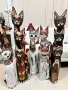 Котки от дърво -100см.,80см. и 60см., снимка 2