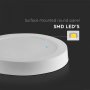 LED Луна 24W Кръг Открит Монтаж SLIM - ИЗГОДНА ЦЕНА, снимка 2