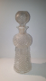 Кристална бутилка с капак/тапа/капачка, снимка 1 - Антикварни и старинни предмети - 44719455