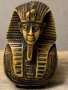 Стара масивна египетска статуетка от алабастър-Тутанкамон, снимка 1 - Други ценни предмети - 35856462