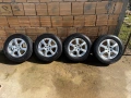 Оригинални алуминиеви джанти с зимни гуми за Mitsubishi Outlander Lancer ASX 5x114,3 16 цола , снимка 1