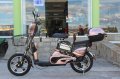 Електрически скутер-велосипед MaxMotors EBZ16 600W - ROSE GOLD, снимка 6