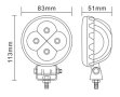 Халоген диоден 12-24V 12W - HAL167, снимка 2