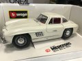 Рядък модел метална колекционерска количка MERCEDES 300 SL 1965г 1:18