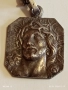 Винтидж сребърно колие с висулка Исус Христос майсторска ръчна изработка 43246, снимка 3
