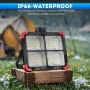 Многофункционална преносима LED работна лампа 100W, снимка 4