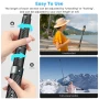 REYGEAK 118" удължен селфи стик за Insta360 X4, до 300см ултра дълъг невидим селфи стик с 1/4 винт, , снимка 3