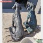 Градинска статуя куче Немски дог от бетон в реален размер – черен цвят, снимка 4