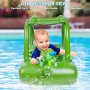 Нова Бебешка надуваема плувка Седалка козирка море басейн пояс дете, снимка 7