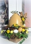 Великденска композиция с яйце ХХХЛ, снимка 4