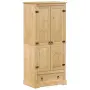 vidaXL Гардероб "Corona" 76x50x170 см бор масив, снимка 1