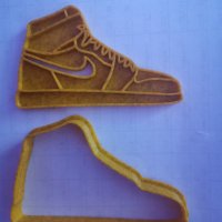 Кец обувка маратонка найк спортна пластмасов резец форма фондан тесто бисквитки, снимка 2 - Форми - 41946038
