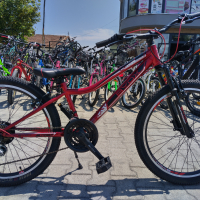 BYOX Велосипед 24" ZANTE червен, снимка 1 - Велосипеди - 44588008