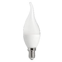LED Лампа, Пламък 5W, E14, 4000K, 220-240V AC, Неутрална светлина, Ultralux - LFL51440, снимка 1 - Крушки - 40862018