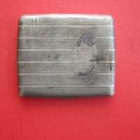 Старинна  бронзова табакера 1915 , снимка 8 - Колекции - 36076035