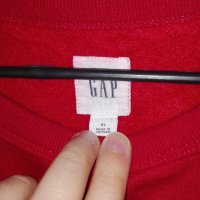 Блуза GAP (red crewneck), снимка 3 - Блузи - 34244237