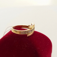 Златен пръстен-3,30гр/14кр, снимка 3 - Пръстени - 36294466