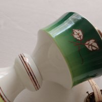  Стара  Газена  порцеланова лампа маркирана  GDR, снимка 7 - Други ценни предмети - 41143906