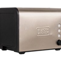 Тостер BLACK&DECKER BXTO900E , 900 W, ИНОКС, снимка 1 - Тостери - 41550019