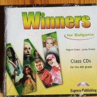 Два CD-диска с текстове по английски език към учебника Winners for Bulgaria for the 6th Grade, снимка 1 - Чуждоезиково обучение, речници - 35910918