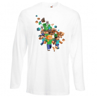 Мъжка тениска майнкрафт Minecraft 3,Minecraft,Игра,Забавление,подарък,Изненада,Рожден Ден., снимка 17 - Тениски - 36495038