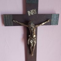 Стар кръст , Исус Христос 50.5х31.5см, снимка 4 - Други ценни предмети - 41394713