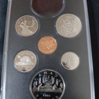 Канада 1981 - Комплектен сет , 6 монети, снимка 2 - Нумизматика и бонистика - 42514539