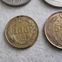 Монети. Турция. Турски лири. 8 бройки., снимка 3 - Нумизматика и бонистика - 42316469