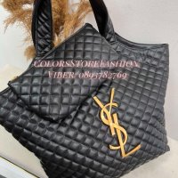 Луксозна Черна чанта/реплика  YSL код DS12q127, снимка 4 - Чанти - 40911933