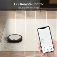 Нов мощен Робот прахосмукачка гласов контрол Alexa и Google Assistant, снимка 7 - Прахосмукачки - 34372446