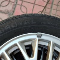 Летни гуми Uniroyal The Rain tyre 195/60R15H с джанти Mitsubishi, снимка 6 - Гуми и джанти - 41332572