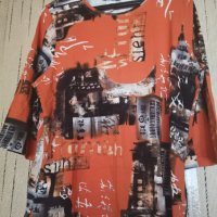 СТРАХОТНА БЛУЗА МАКСИ РАЗМЕР 2XL, снимка 1 - Блузи с дълъг ръкав и пуловери - 34101660