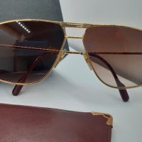 Cartier - Tank Louis - Позлатени  Слънчеви очила, снимка 1 - Слънчеви и диоптрични очила - 44202557