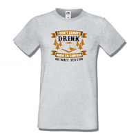 Мъжка тениска I Don't Always Drink,Къмпинг,Планина,Изненада,Подарък,Поход,Връх,Хижа,, снимка 4 - Тениски - 36352035